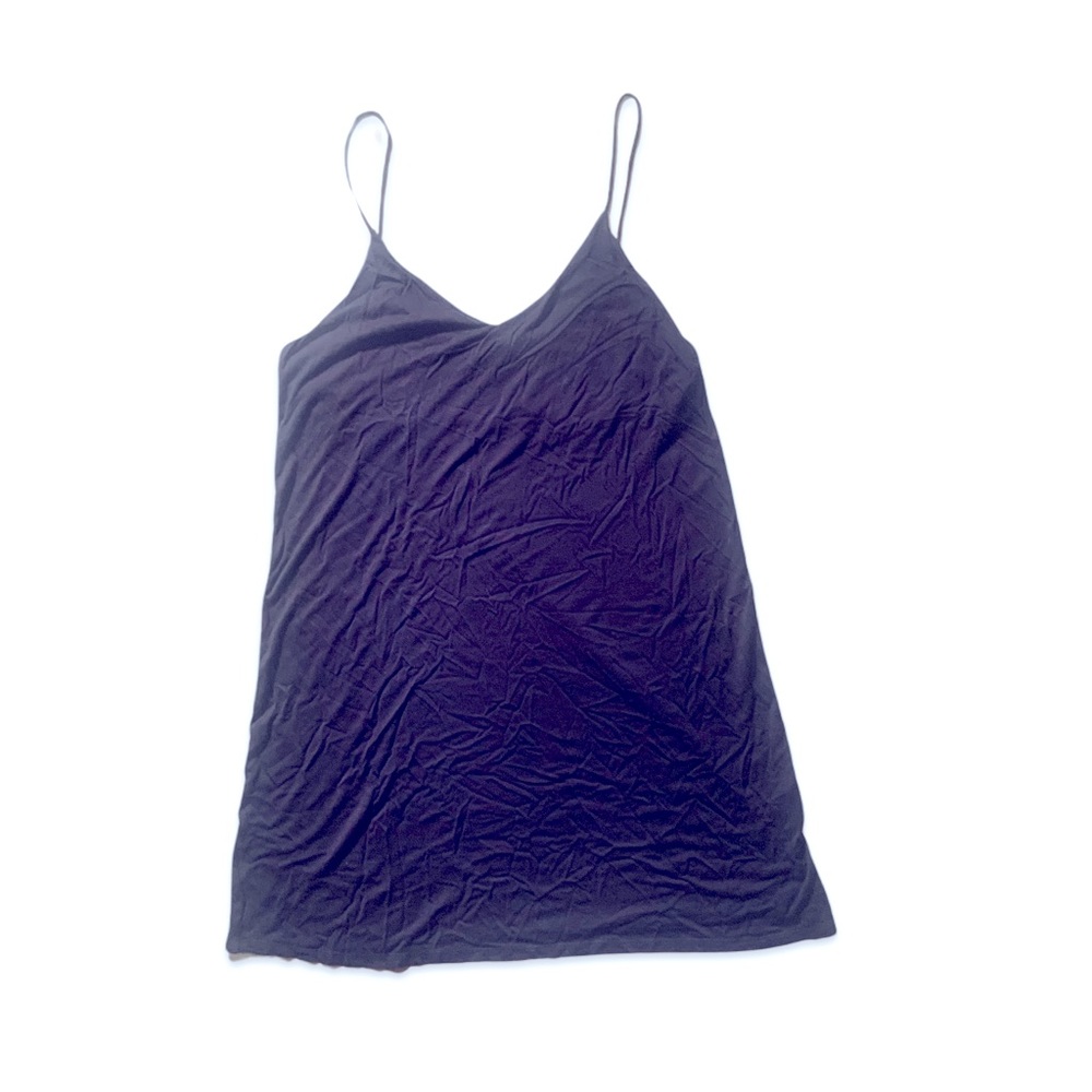 H&M Basic Navy Blue Spaghetti Strap Dress L